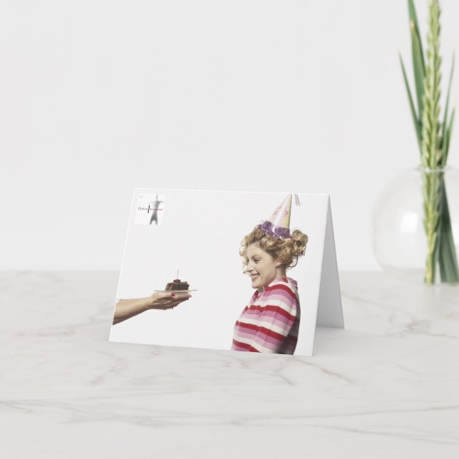 Blomstra födelsedagkortet kort (Framsida)