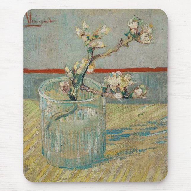 Blomstra mandelgren av Vincent Van Gogh Musmatta (Framsidan)