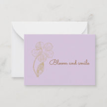 Blomstra och Smajla Positiv Affirmation