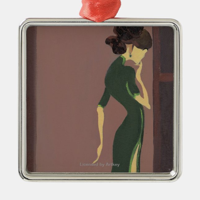 Blomstra ungdommen No.7 Julgransprydnad Metall (Framsidan)