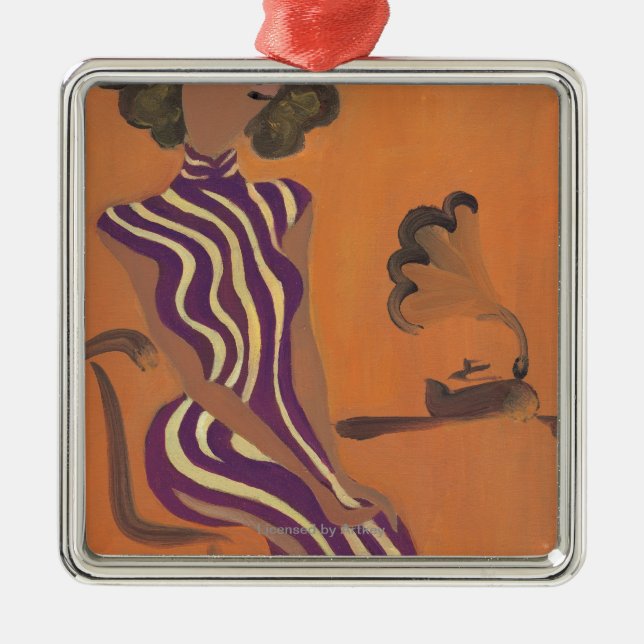 Blomstra ungdommen No.8 Julgransprydnad Metall (Framsidan)