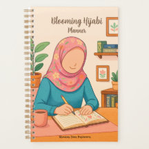 Blomstrande Hijabi Planerare