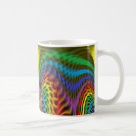 Blomstrande regnbåge kaffemugg