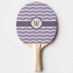 Blomstrande sicksack ping pong paddel pingisracket