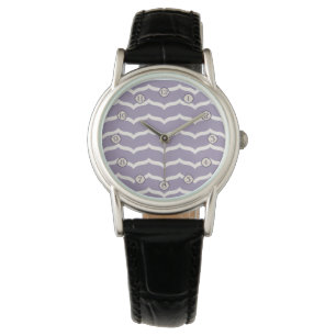 Blomstrande Sicksackklocka Armbandsur