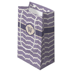 Blomstrande sicksackpresentbag