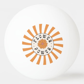 Blomström med Psychedelic Orange Rays Pingisboll