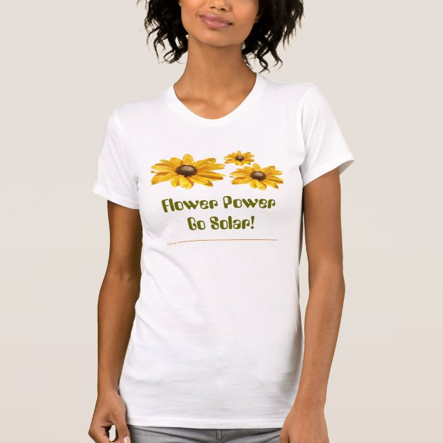 Blomströmssolenergi! Skjortor Tee (Framsida)