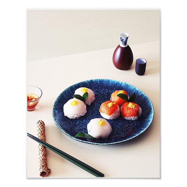 blomsushi fototryck (Framsidan)