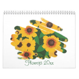 Blomteckningskalender efter CherylsArt 20xx Kalender
