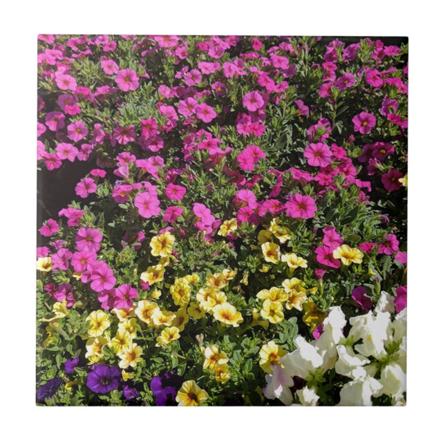 Blomträdgård Kakelplatta (Framsidan)