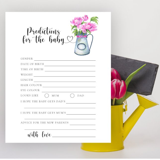 Blomvas med blommor - bebis-förutsägelser och råd (Skapare uppladdad)