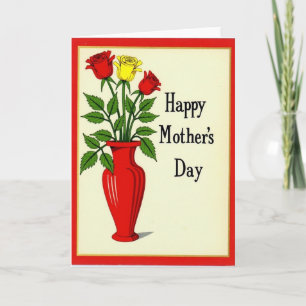 Blomvas Morsdags Kort
