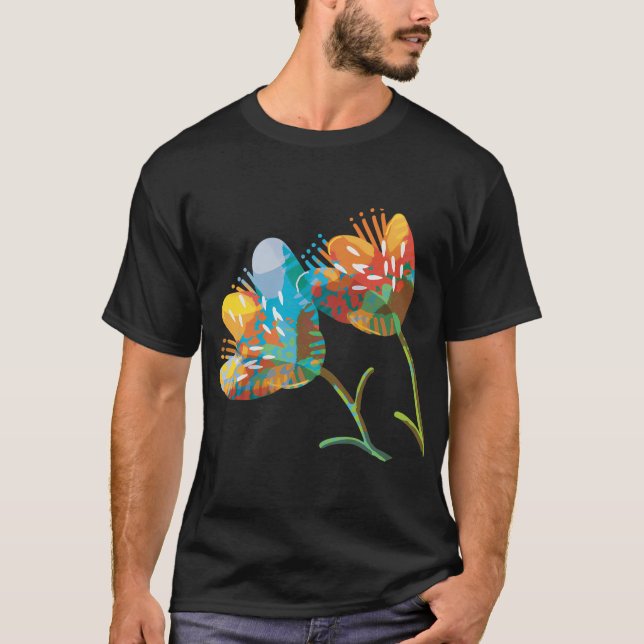 Blomvas T Shirt (Framsida)