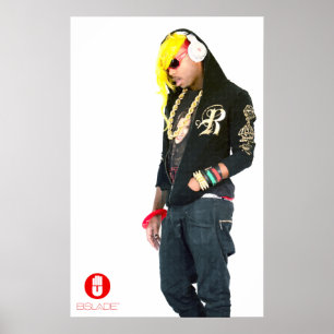 blond ambitionaffisch för @BSLADE Poster