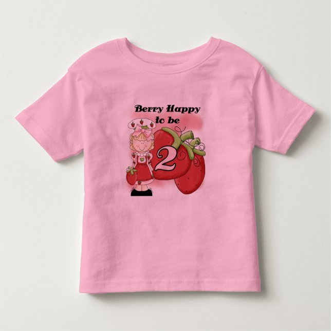 Blond Berry 2:a födelsedagen Tshirts och presenter (Framsida)