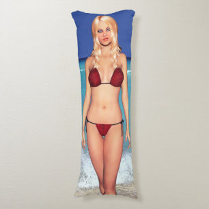 Blond bikinistrandBabe Kroppskudde