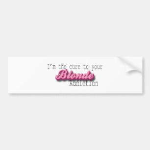 Blond böjelse bildekal
