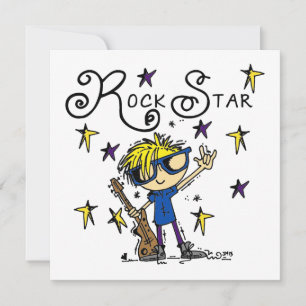 Blond Boy Rockstjärna
