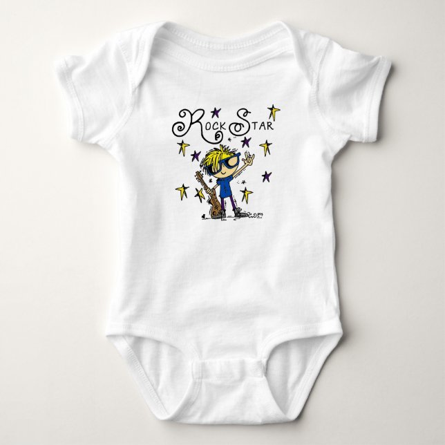 Blond Boy Rockstjärna Tee (Framsida)