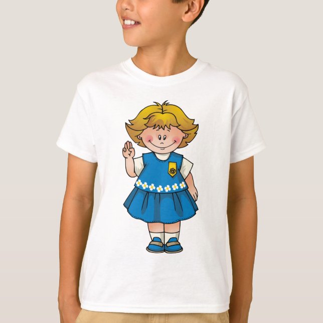 Blond daisy tee shirt (Framsida)