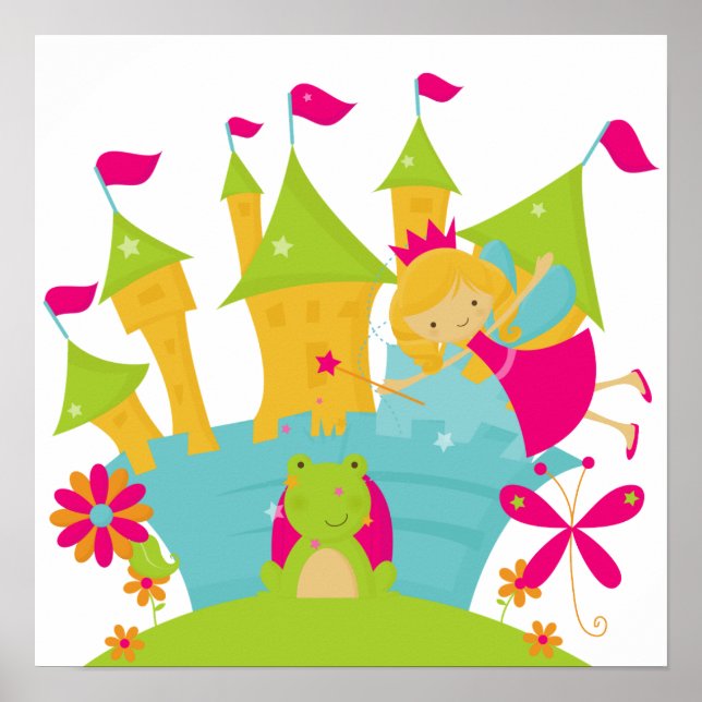 Blond Fairy Princess Poster (Framsidan)