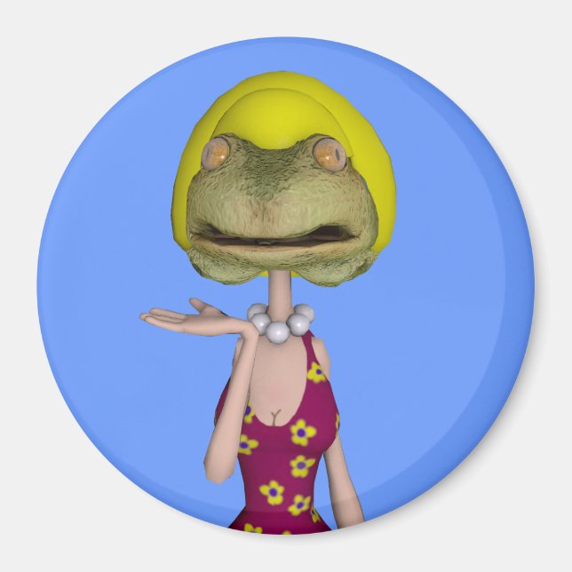 blond flicka magnet (Framsidan)