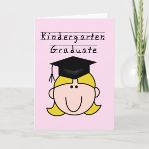 Blond flickadagisstudent kort