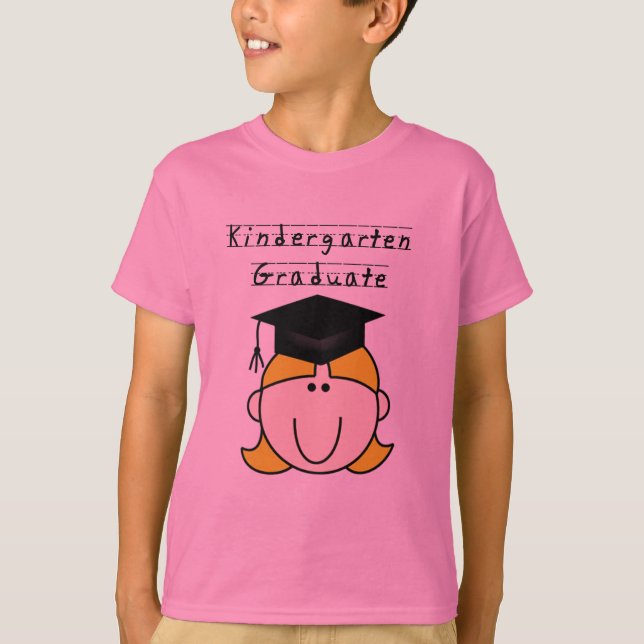 Blond flickadagisstudent t-shirt (Framsida)