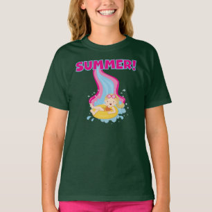 Blond flickasommar tee shirt