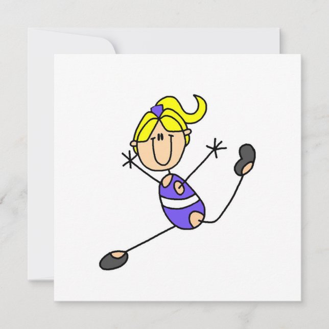 Blond Girl Gymnast (Framsida)