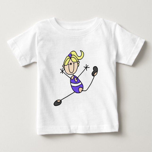 Blond Girl Gymnastics T-shirts och Gifts (Framsida)