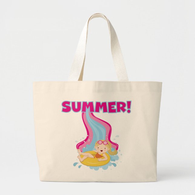 Blond Girl Summer Jumbo Tygkasse (Framsidan)