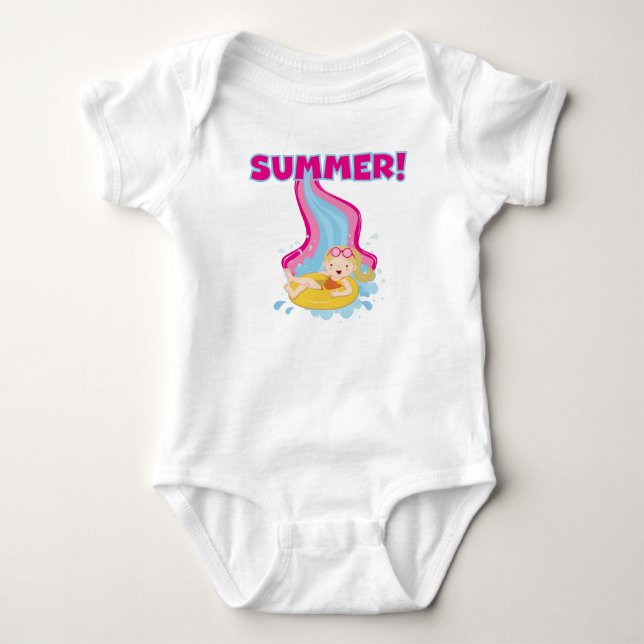 Blond Girl Summer Tee (Framsida)