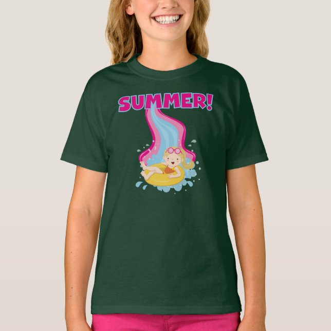 Blond Girl Summer Tee (Framsida)