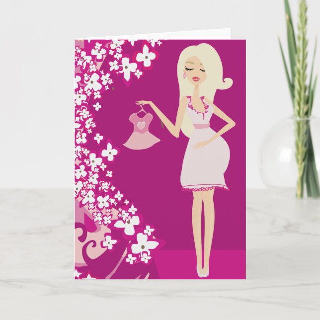 blond gravid kvinna meddelande (Framsida)