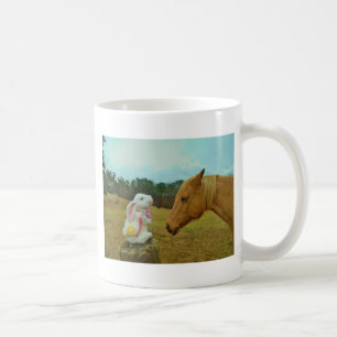 Blond Gult häst & Påskhare Kaffemugg