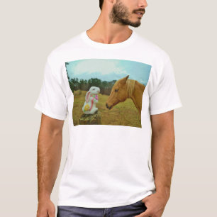 Blond Gult häst & Påskhare Tee