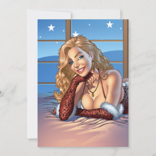Blond Hair, Blue Eyed Beauty Illustration - Al Rio