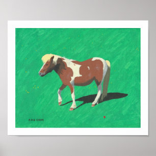 Blond häst poster