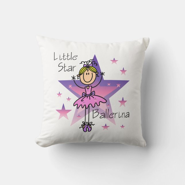 Blond Little Star Ballerina Pillow Kudde (Framsida)