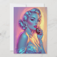 Blond Pin-Up Chokladägg