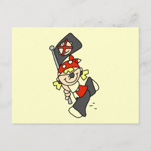 Blond Pirat med Flagga, skjortor och gåvor Vykort