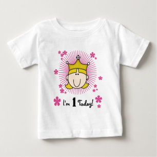 Blond Princess 1st Birthday Tshirts and Gifts