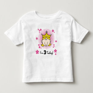 Blond Princess 3rd Birthday Tshirts & Gifts