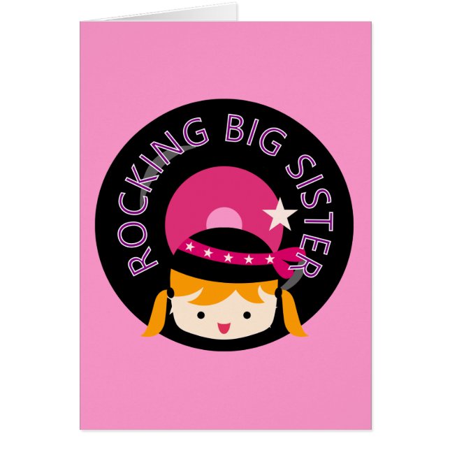 Blond Rocking Big Sister OBS Kort (Framsidan)