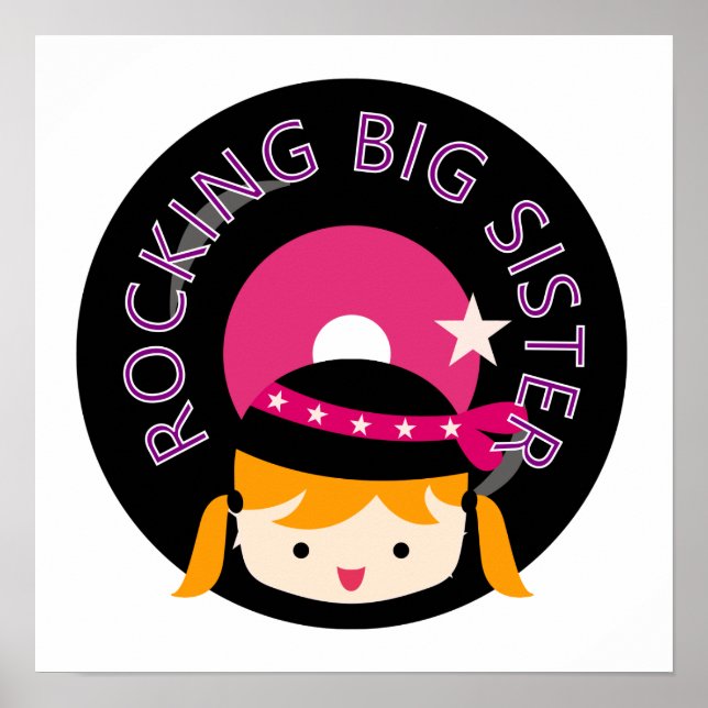 Blond Rocking Big Sister Poster (Framsidan)