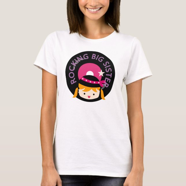 Blond Rocking Big Sister Tee (Framsida)