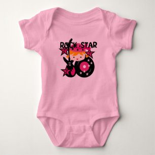 Blond Rockstjärna Girl Tee