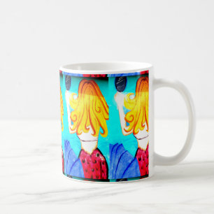 blond sjöjungfrukaffemugg kaffemugg